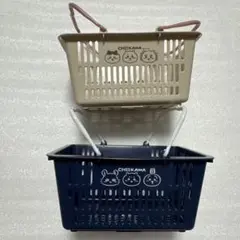 ちいかわ キャンプへGO！ミニカゴ ネイビー ホワイト ハチワレ うさぎ
