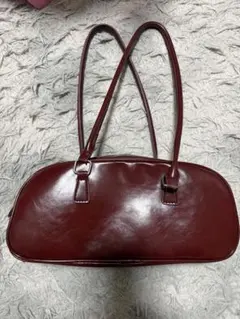 バッグ ボルドー 赤