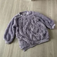 【限定タイムセール】ブランシェス♡フリースラベンダーファー♡100cm