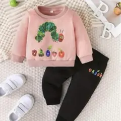 新品未使用！はらぺこあおむし【68-74】 長袖トップス&パンツトレーナーセット