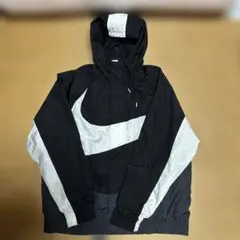 NIKE ナイロンジャケット ブラック ホワイト Lサイズ