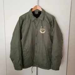 【M】good rockin ボア　コーチジャケット　黒　カーキ　アメカジ