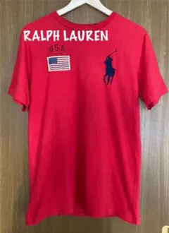 RALPH LAUREN⭐️キッズ170半袖Tシャツ レッド　夏トップス　匿名配送