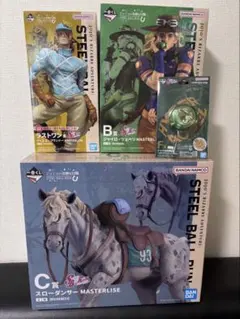 一番くじ ジョジョの奇妙な冒険 A賞 B賞 C賞 ラストワン 4店セット