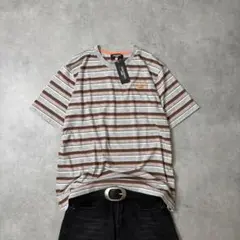 デッドストック 00s KANSAI マルチボーダーTシャツ c-boy Y2Kのサムネイル
