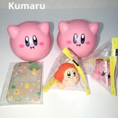 星のカービィ　フィギュア　缶バッジセット