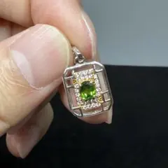 135 クロムダイオプサイト　ネックレス