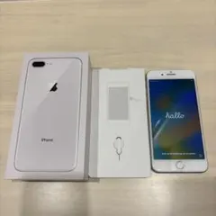 Apple iPhone 8 Plus シルバー 本体　スマホ　箱　256
