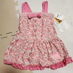 花柄フリル付きスイムウェア