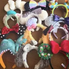 香港ディズニー キーチェーン カチューシャ ダッフィー&フレンズ