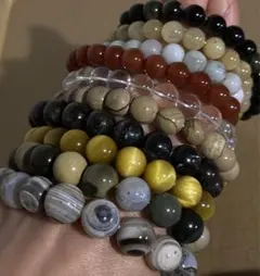 1セット限定★お買得 セット 10本 7mm〜12mm ブレスレット★