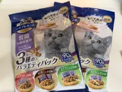 콤보 기프트, 버라이어티 팩 3개, 고양이 간식, 90g x 2봉지, 60봉지