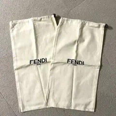 新品未使用　FENDI フェンディ　シューズ用保存袋　布袋 2枚セットのサムネイル