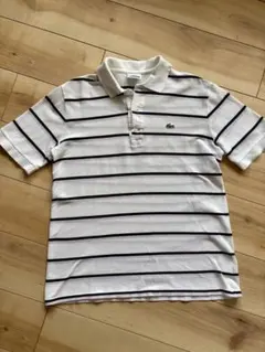 ラコステ　メンズ　ボーダーポロシャツ