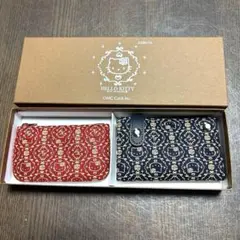 印傳屋 印伝 ハローキティ ポーチ コインケース シガレットケース 