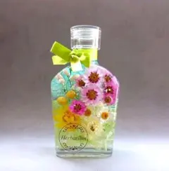 専用  ハーバリウム  ナチュラル系【ローダンセのお花畑】