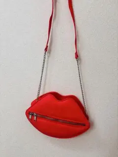 H&M ショルダーバッグ レッド コンパクト 斜め掛け