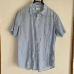 nano base FRENCH LINEN 半袖シャツ ライトブルーのサムネイル
