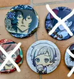 文豪ストレイドッグス 缶バッチ2点セット 激推し 東京タワーコラボ