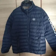 美品☆Hollister ダウンジャケット L ネイビー