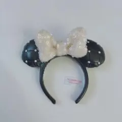 ディズニー キーチェーン ミニー スパンコール