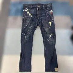 DSQUARED2 Tidy Biker Jean ダメージ ペイント 42 DSQUARED2 Tidy Biker Jean ペイント ダメージデニム42 - メルカリ