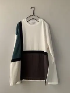 A DAY IN THE LIFE カラーブロック スウェット