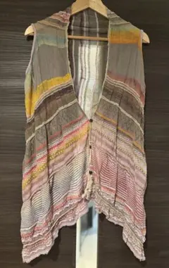 新品未使用　エムアンドキョウコ　デザインボリュームストール　マフラー sakishimatokyo ストール マフラー 「ふわふわ」ボリューム