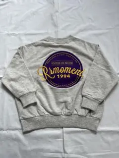 即購入OK しまむら　ルルモーメント　裏毛　トレーナー　110 2024年