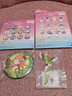 学園アイドルマスター 一番くじ 紫雲清夏 缶バッジ アクスタ