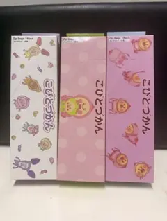 こびとづかん ジップバッグ 3種セット