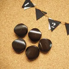 ウッド風*大きいボタン☆レトロ・アンティーク風ボタン☆ボタンまとめ売り☆手芸用に