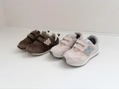 キッズスニーカー 16cm ニューバランス いちごチョコカラーセット