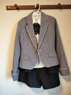 グレー スーツ・ブレザーセット (150cm)