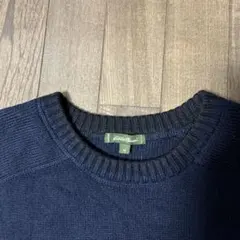 エディーバウアー Eddie Bauer ニットベスト 紺　Mサイズ