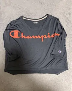 Champion Tシャツ ネイビー　L スポーツにも