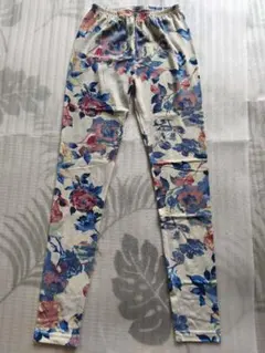 フローラル花柄プリント スキニーパンツZARASoulベリー韓国