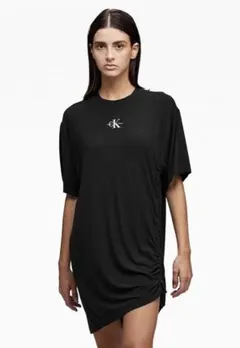 【最終お値下げ】CalvinKleinJeansサイドアジャスターTシャツワンピ