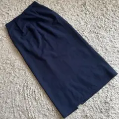 GU ネイビー タイトスカート スリット入りのサムネイル