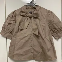 ナイスクラップ　ボウタイブラウス