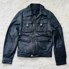 Y2K 00s Archive Multi-zip Leather Jacket - メルカリ