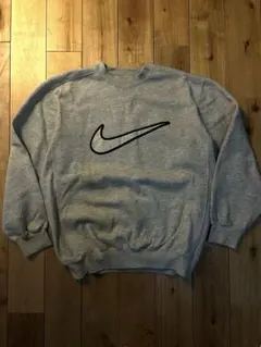 90s NIKE 短丈 スウェット ヴィンテージ センターロゴ 銀タグ y2k