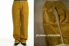 ジャーナルスタンダード ベイカーパンツ キャメル ワイドパンツ 日本製 36