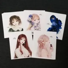 cotton melody様 人物ステッカー 50枚セット まとめ売り