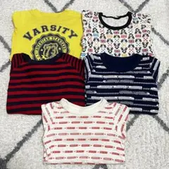 トップス　長袖　90cm 5点セット　まとめ売り　ベビー　キッズ