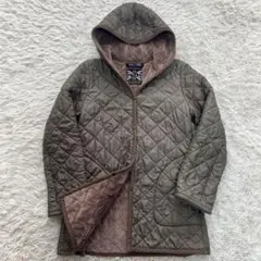 ラベンハム BRUNDON キルティングコート ボア M キルティングジャケット