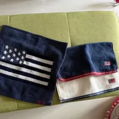 ラルフローレン アメリカ国旗デザイン タオルハンカチ3種