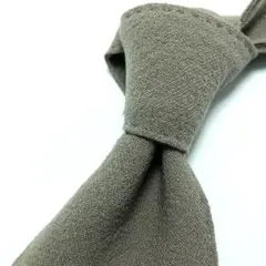 【極美品】 ネクタイ ソリッド柄 ベージュ シンプル お洒落