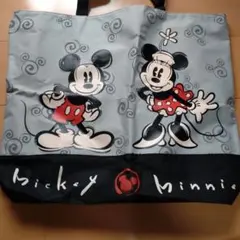ミッキー ミニー トートバッグ 大きめ キャンバス