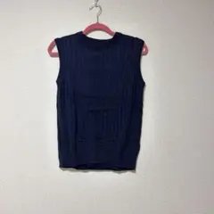 earth music&ecology ネイビー ノースリーブ M